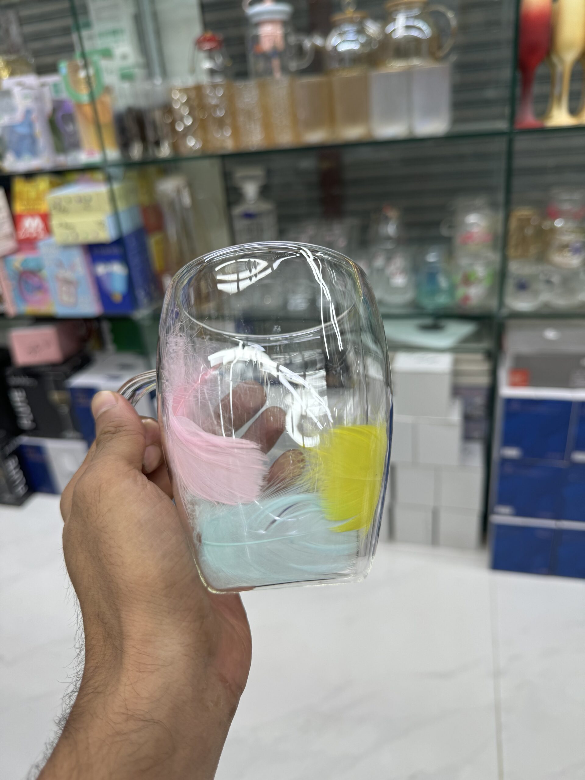 IMG_3881 Double Layer Transparent Flower Tea Cup - Image 1