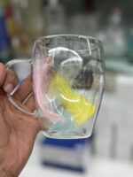 Double Layer Transparent Flower Tea Cup - Image 3